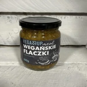 Wegańskie flaczki z boczniaków